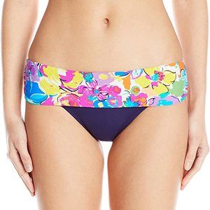 NWT Anne Cole Mid Rise Floral Bikini Bottoms